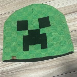 Green Creeper Beanie Hat